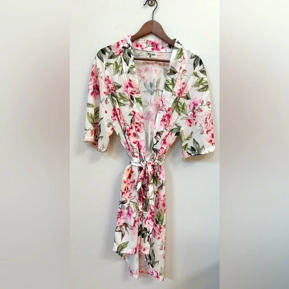 SHOW ME YOUR MUMU Brie Robe ~ Garden Of Blooms One Size - Picture 2 of 6